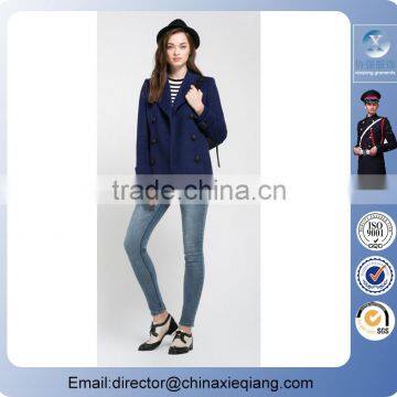 2016 Fashion Young Lady Short Trench Coat Winter Coat