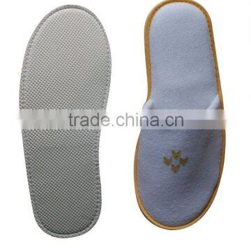 economical poly Terry closed toe disposible slipper