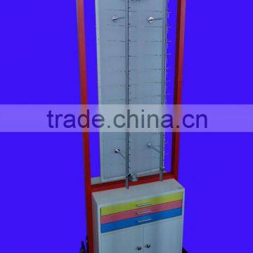 floor eyewear display stand;locking eyeglasses display;revolving sunglasses display shelf