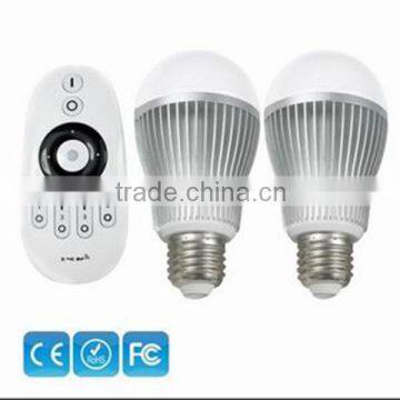 Color Temperature & Brightness Adjustable, AC85-265V 6W LED Wireless RF Remote Control Bulb Lights 2.4G Group Division photo-2