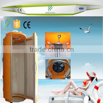 china suppliers standing solarium tanning machine/vertical tanning machine with germany uv lamps