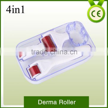 1200/720/300 Titanium needles 4 in 1 dermaroller derma roller system