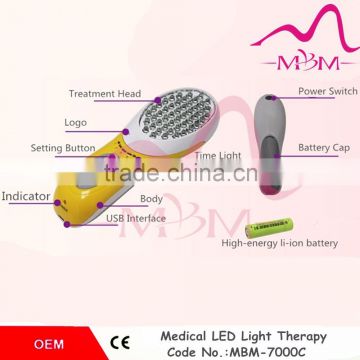 Red and Blue light therapy for acne, wrinkle, rejuvenation pain release