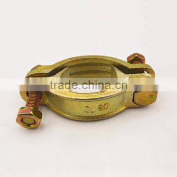 SK & SL European hose clamps malleable cast iron zinc plated 2-parts with loose guides DIN 20039 A
