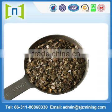 Golden vermiculite mineral