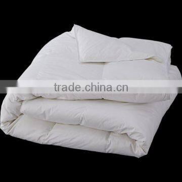 Wholesale high quality white summer feather and down quilts bedding sets