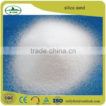 Chinese high quality silica sand 99.5%-99.9% silica quartz/white quartz sand for sale