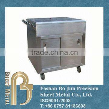 Custom stainless steel kitchen carts