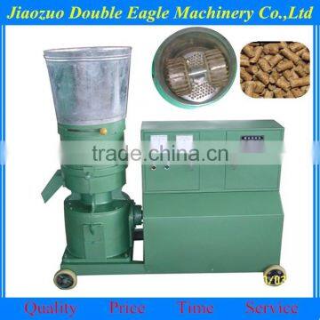 flat die pellet machine for animal feed/high quality small wood pellet making machine