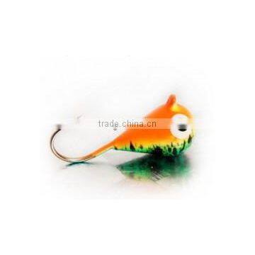 Wholesale rain drop with eye ice fishing jigs