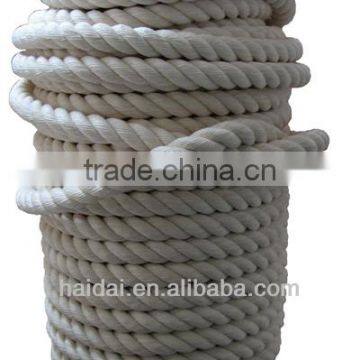 High quality white cotton rope for marine