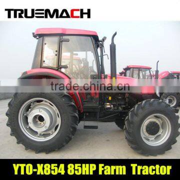 YTO X854 85HP 4WD Farm Wheeled Tractor