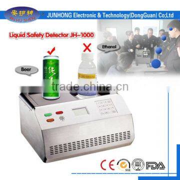 Portable handheld liquid detector for security inspection