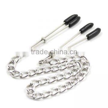 NIPPLE CLAMP SEX TOYS NIPPLE CLAMP SEX BONDAGE NIPPLE CLAMP WITH LONG CHAIN FEMALE BONDAGE SEX NIPPLE CLAMP FOR WOMEN photo-2