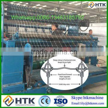 Promotion low price Fixed Knot Grassland wire mesh fence weaving machine /Cattle Fence weaving machine