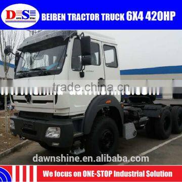 North Benz WEICHAI Engine 420hp 6x4 10wheels BEIBEN Tractor Truck