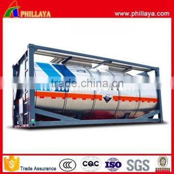 Customized Stainless Steel High Quality fuel iso tank container for sale