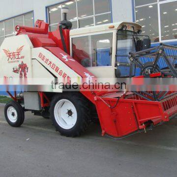 small soybean harvester