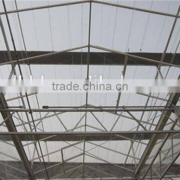 Hot-Dip Galvanized Steel Pipe High Glass Greenhouse For Seedbed Planting photo-2