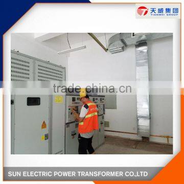 Intelligent cubicle integrated substation