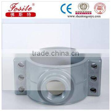 Grey UPVC Pipe Sleeve Saddle Clamp