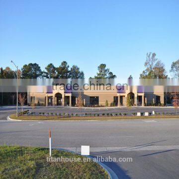 High Quality 1 Floor Light Gauge Steel Prefab Stores for Sell photo-2