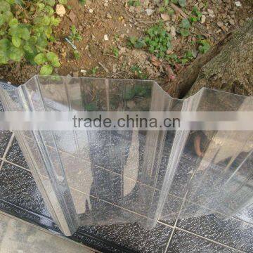 Plastic Polycarbonate PC 100% Clear Corrugated Plastic New Wave Roofing Sheet for Sale photo-2