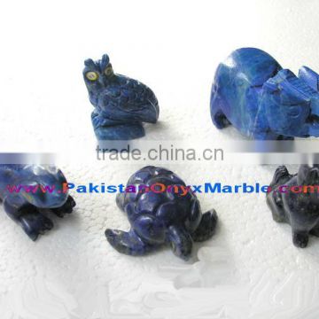 EXPORT QUALITY ANIMALS CARVING LAPIS LAZULI HANDICRAFTS