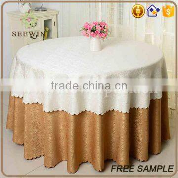 jacquard disposable round table cloths