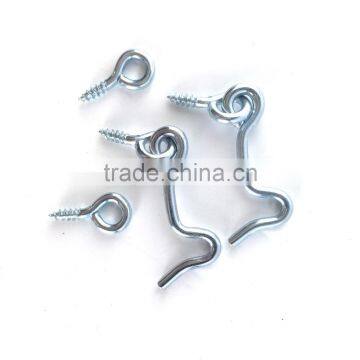 Easy Installation Heavy Safety Hook With Screw Eye, Zinc Plated photo-2