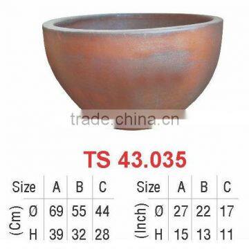 Vietnam outdoor rustic garden pot