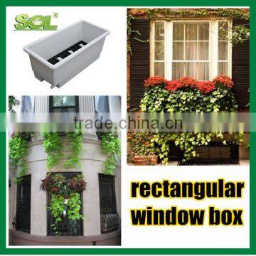 2016 Self Watering Plastic Flower Plant Pot Rectangular Planter Box photo-5