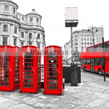 Metal crafts Red Telephone box telephone kiosks