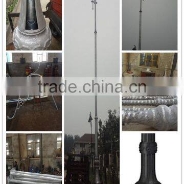 China Supplier Height 9 M Steel Galvanized Street Lighting Pole photo-2