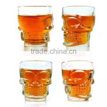 50ml Mini Clear Skull Glass Cup for Strong Whisky photo-5