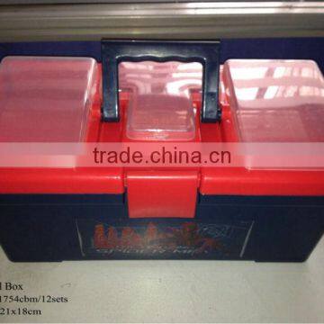 Tooling Box Plastic Storage Student Stationery Case photo-3