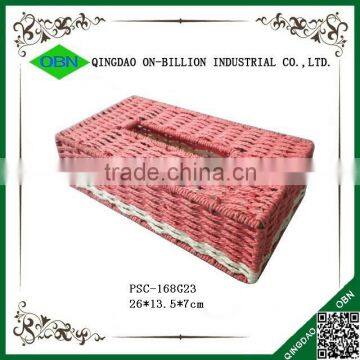 Pink Decorative Household Paper Towel Basket Holders photo-2