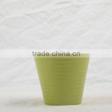 bamboo fiber Material Eco-friendly recycled flower garden pot