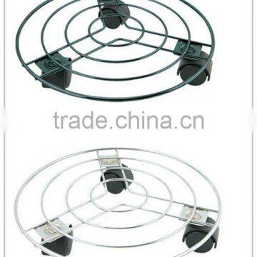 Home Removable Metal Flower Shelf Plant Trolley Wheel Flower Shelf photo-3