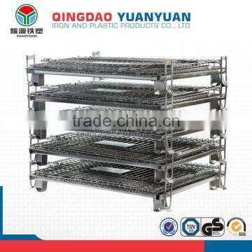 Logistics Wiremesh Container Collapsible Steel Stillage Storage Wire Mesh Container photo-2