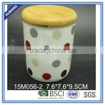 Promotion Colorful Small airtight Ceramic Spice Jar