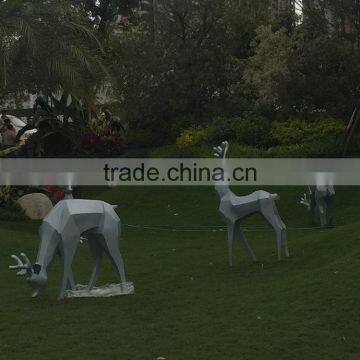 FRP Reindeer Landscape Sculpture photo-4