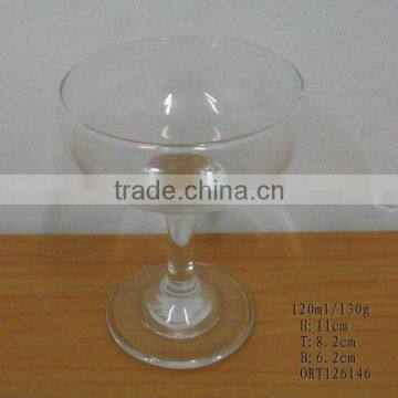high quality glass ice cream cup