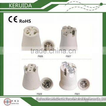 Ceramic/porcelain Lamp Holder /lamp Base /lamp Socket/bulb Holder photo-2
