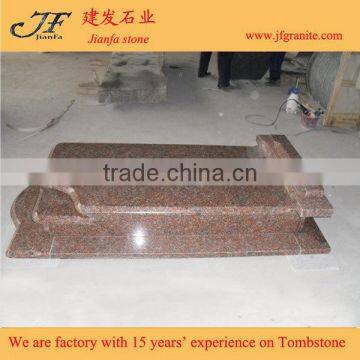 G562 Maple Red Granite Single Monuments for Poland Market photo-3