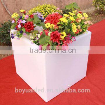 Plastic LED 16 Colors Changing Glowing Cubic Ice Bucket for Wine photo-5