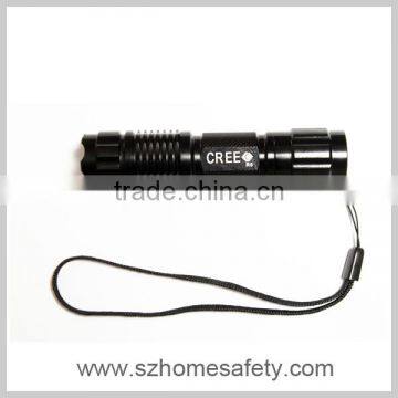 Outdoor Waterproof Usage 5w Cree Police Security Led Flashlight