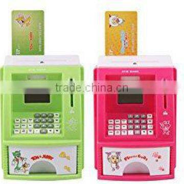 2015 Hot Sale Mini Children Plastic Voice ATM Saving Bank Toys From ICTI Dongguan Manufacturer photo-4