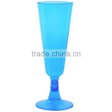 High Quality Unbreakable Clored Champagne Flut , Party Supply Long Stem Chamgne Glass for Holiday Decoration photo-5