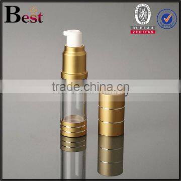 Hot Products Luxury Fancy Airless Cosmetic Bottle Set Gold UV Pump Bottle Cosmetic Skin Care Lotion Serum Cream Wholesale photo-2
